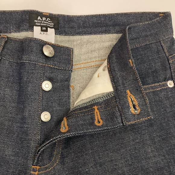 A.P.C. Selvedge Denim Jeans, Men’s, Blue, Size 29 - Picture 4 of 8